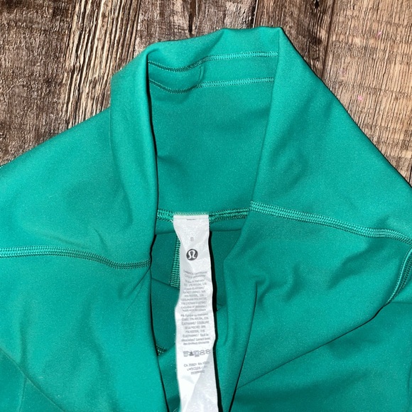Lululemon Wunder Train High-Rise Tight 25” Cascadia Green X Soulcycle Sz 8 NWOT - Picture 4 of 6